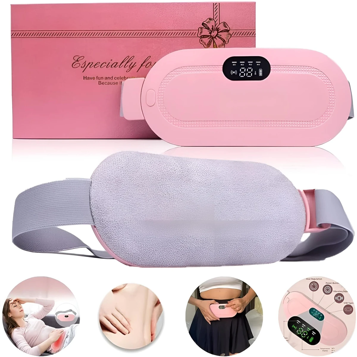 Menstrual Pain Relieve Heating & Massager Pad