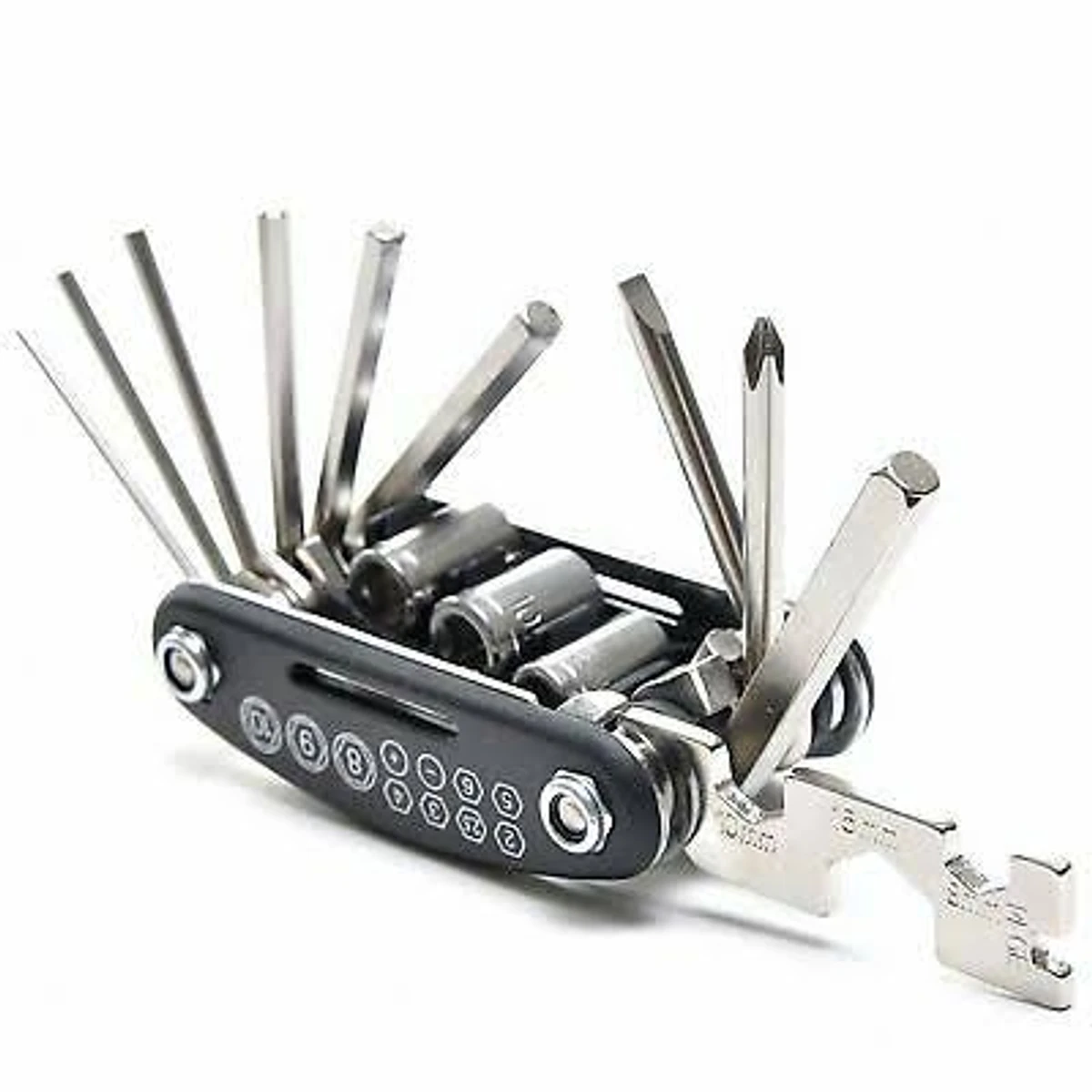 Epsilon 16 In 1 Multi-functional Bicycle Screwdriver Repair Tools Kit Folding Hex Allen Key Wrench Set