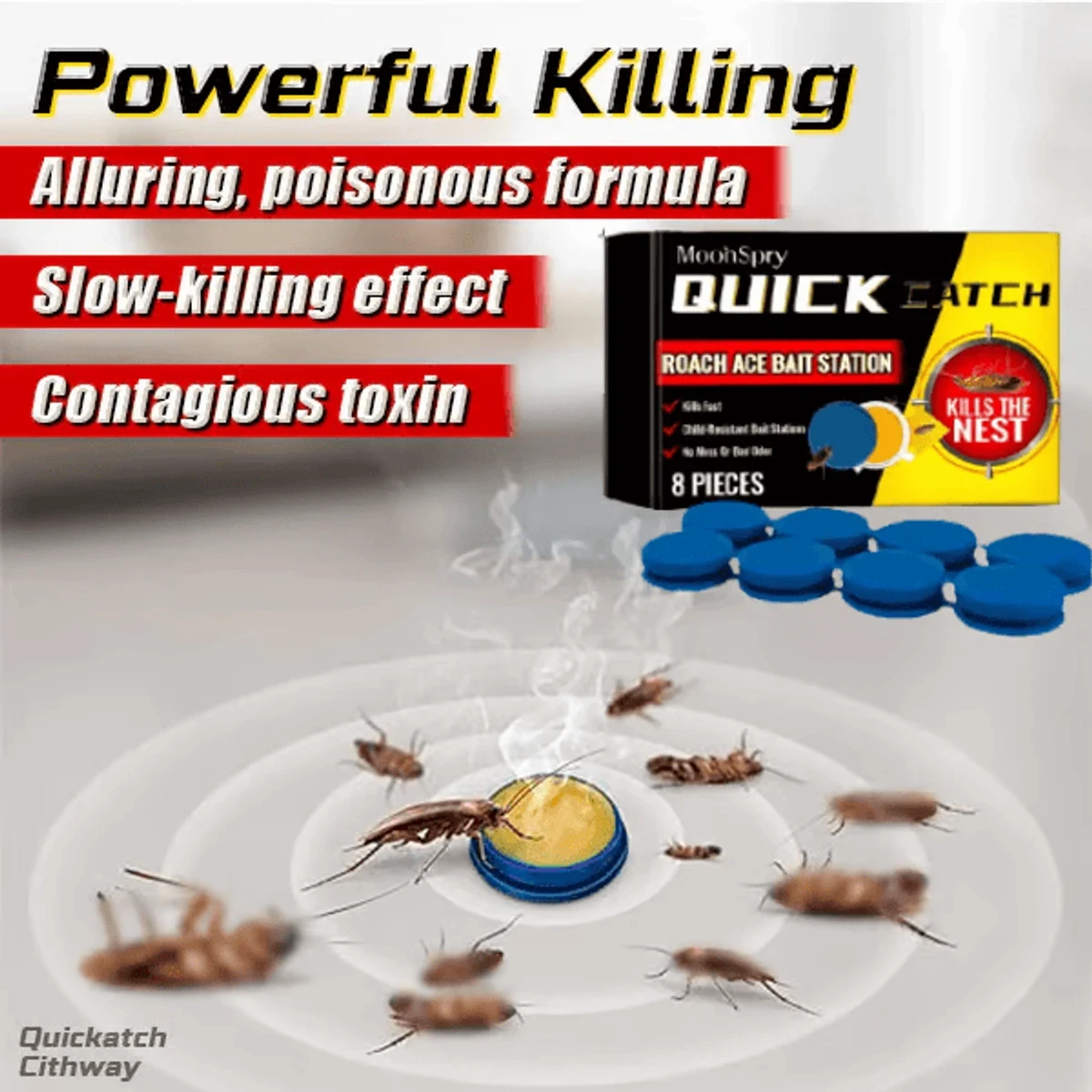 Roach Ace Bait Station (3 box)