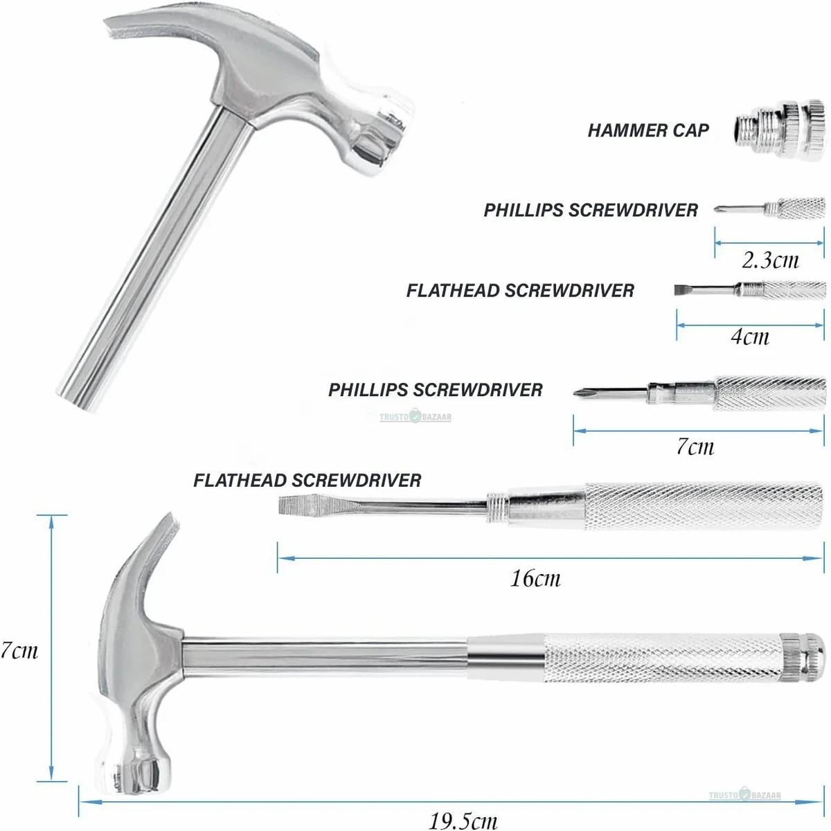 6 In 1 Multifunctional Hammer