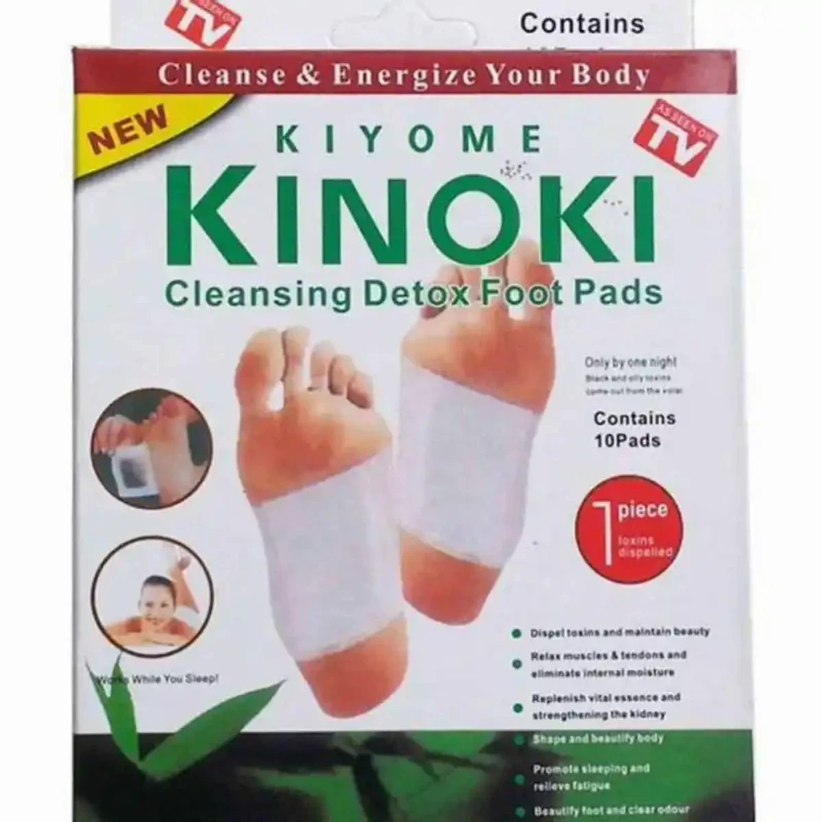 Original kinoki detox foot pad 6 Packet (60 pcs Full Course)