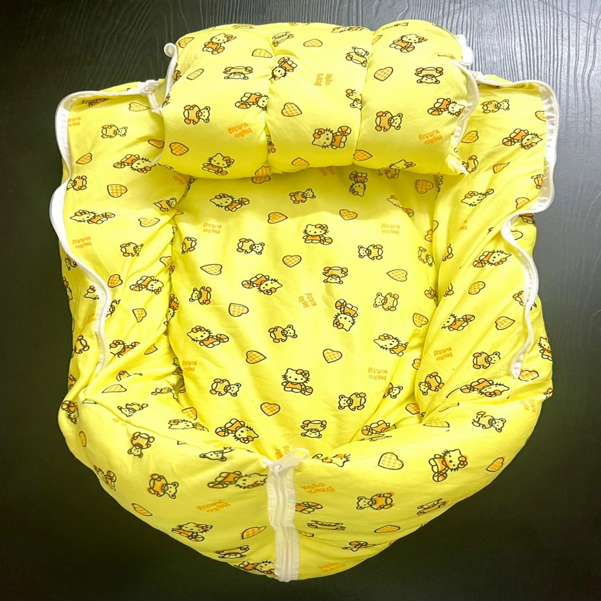 Baby Safety Bed (Lemon Green Colour)