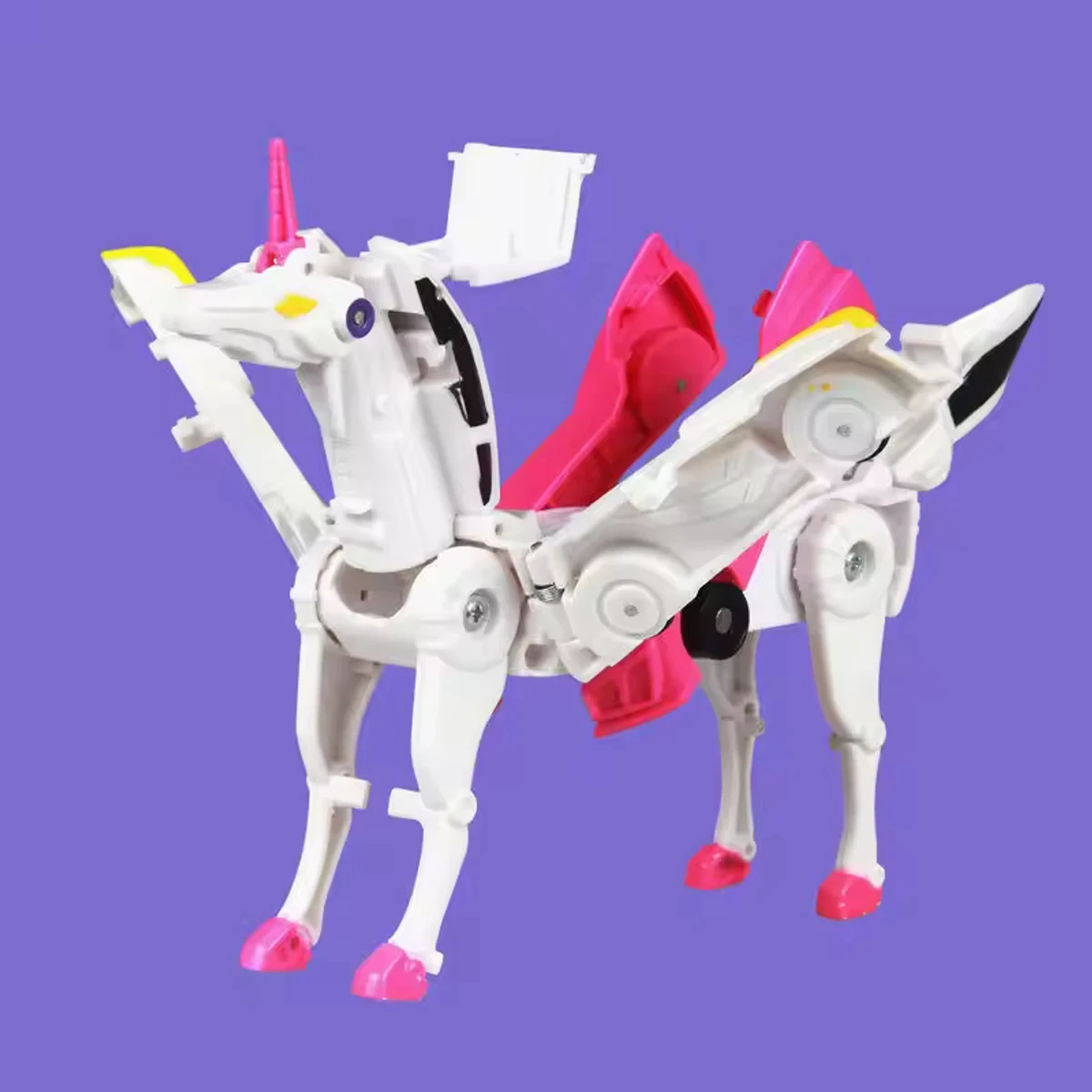 2 in 1 Pegasus Collision Deformation Toy unicorn impact Transforming deformation robot car